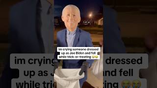 The Best Joe Biden Costume😂 joebiden election funny funnymemes fyp viralshort viralmemes [upl. by Kinson]