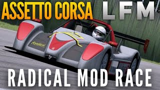 Assetto Corsa LFM is still GREAT Radical Race on Silverstone PURE MOD [upl. by Jasun553]