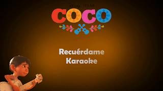 Recuérdame  Coco  Karaoke🎶👵 [upl. by Sirret]