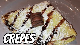 5MINUTE RECIPE CREPES [upl. by Ahsinrats]