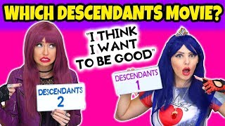 Which Descendants Movie Was This In Play the Movie Quote Challenge Totally TV [upl. by Ahsiadal]