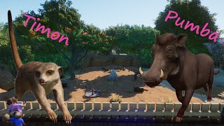 Meerkat And Common Warthog  Backyard Zoo  Planet Zoo [upl. by Kunkle]