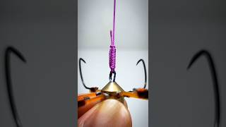 Fishing knot skills Tips for cluster hooks fishing shorts [upl. by Seel]