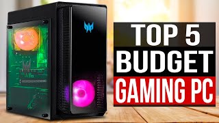 TOP 5 Best Budget Gaming PC 2024 [upl. by Nnylsia]