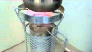 New Rice Husk Gasifier Stove Model 12452011 [upl. by Sadiras734]