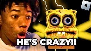 THIS SPONGEBOB HORROR GAME IS SO WIERD  Eugene [upl. by Goddart]