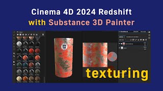 Cinema 4D 2024 Redshift with Substance 3D Painter [upl. by Aurlie]