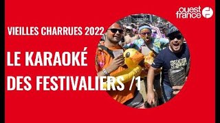 Vieilles Charrues 2022  le karaoké des festivaliers du jeudi 14 juillet [upl. by Ahsienal464]