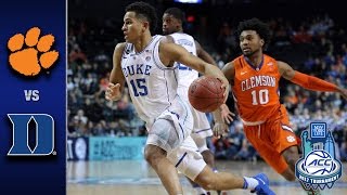 Clemson vs Duke 2017 ACC Tournament Highlights [upl. by Shargel]