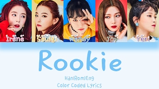 Red Velvet  Rookie HANROMENG Color Coded Lyrics [upl. by Drislane]