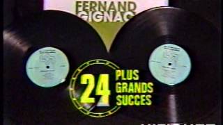 Fernand Gignac 24 plus grands succes Publicité Québec [upl. by Esenwahs26]