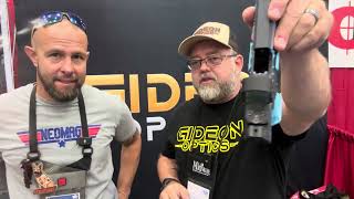 Gideon Optics New Prototype Red Dots  NRAAM [upl. by Wardieu]