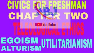 CIVICS FOR FRESHMAN CHAPTER TWO PART 1 MORAL AND CITIZENSHIP COURSE THEOLOGICAL ETHICS abjtube1 [upl. by Assiron]