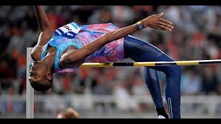 Mutaz Essa BARSHIM 238 High Jump Diamond League Oslo Bislett Games 2017 [upl. by Adalard]