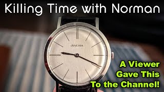 Juvenia Vintage Watch Review  This Was a Gift to the Channel [upl. by Attehcnoc]