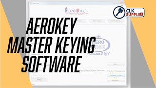 AeroKey Master Keying Software [upl. by Duong]