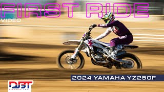 2024 Yamaha YZ250F First Ride  Dirt Bike Test [upl. by Emmer156]