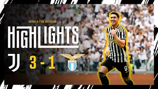 Highlights Juventus 3  1 Lazio  Vlahovic amp Chiesa SHOW ⚽⚽⚽ [upl. by Asaph115]