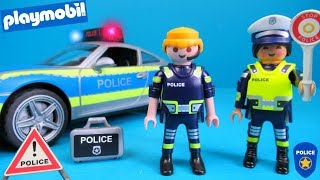 Playmobil Politieauto speelgoed uitpakken  Family Toys Collector [upl. by Warde]