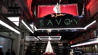 London at Christmas 2022  The savoy hotel afternoon tea  The shard  Part two [upl. by Bradleigh682]