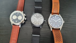 Triple Unboxing 📦 Fawler Flieger Quartz Watches [upl. by Bresee640]