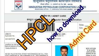 HPCL AdmitCardDownload Tamil how to download Hindustan Petroleum Corp Ltd admit card tamilHPCL [upl. by Lexy365]