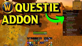 BEST Classic WoW Quest Tracker  Questie Addon Guide [upl. by Marpet]