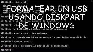 Formatear un USB usando DiskPart en CMD de Windows para Formatear la computadora ACTUALIZADO 2020 [upl. by Oznol352]