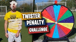 ⚽ TWISTER PENALTY FOOTBALL CHALLENGE con ILLUMINATICREW [upl. by Norene]