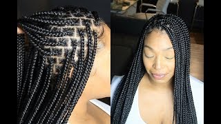 Knotless Box Braids  EVERYTHING YOU NEED TO KNOW  SLOW MOTION [upl. by Yc934]