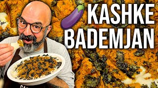 Kashke Bademjan Persian Eggplant and Mint Dip بهترین کشک بادمجان ایرانی بزبان انگلیسسی با جزییات [upl. by Eiser]