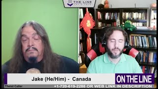 Aron Ra on THE LINE Caller tries to justify the genocide in the Bible [upl. by Sitoeht]