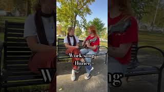 Work Song Hozier Cover 🎶 hozier acoustic cover worksong harmony singing [upl. by Tynan]