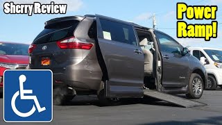 BraunAbility SideEntry Wheelchair Van 2019 Toyota Sienna  Sherry Review [upl. by Ramsa]