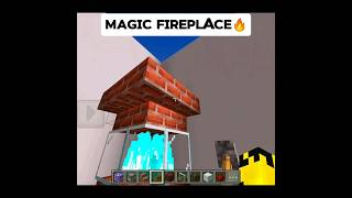 Minecraft Magic Fireplace 🔥shorts viral minecraft trending [upl. by Nirel]