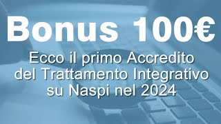 UFFICIALE Pagamento del Trattamento integrativo su Naspi a Febbraio 2024 [upl. by Neelhtakyram]