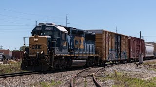 CSX A73026 with a RARE EMD GP60 on local duty [upl. by Emee]