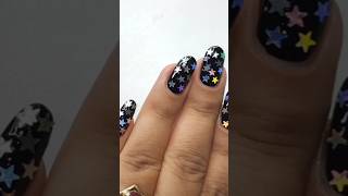 Star Nail Art Design ⭐⭐ youtubeshorts starnails nailartdesign shorts [upl. by Ilowell]