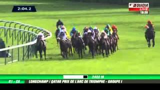 Qatar Prix de lArc de Triomphe 2012  Solemia  Equidia [upl. by Rosenwald]