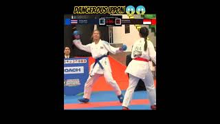 Dont do that Its very dangerous  Karate female kumite shorts karate karategirl kumite 2024 [upl. by Cesar]