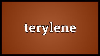 Terylene Meaning [upl. by Cirala]