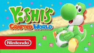 Yoshis Crafted World  Releasetrailer Nintendo Switch [upl. by Yrrab]