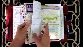 Filofax  DayTimer Franklin Covey Personal Organizer Setup [upl. by Narrad]