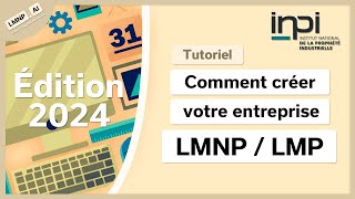 LMNP  Creation Siren  INPI  P0i  TUTORIEL détaillé Édition 2024 [upl. by Gruber]