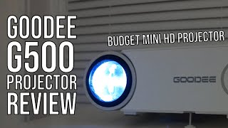 GooDee G500 Mini HD Projector Review  Best Mini HD Projector under 150 [upl. by Jeromy854]