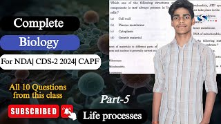 Complete Biology For Every Exam Part5  for CDSNDA 22024 BY SURAJ GUPTA [upl. by Diamond]