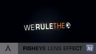 After Effects Tutorial  Wide angle Lens Effect [upl. by Adnalram]