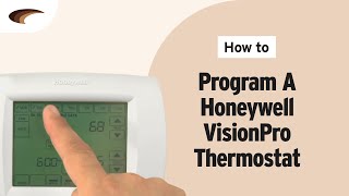 How To Program a Honeywell VisionPro Thermostat [upl. by Nol]