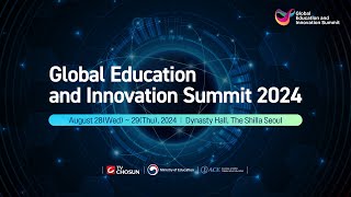 LIVE🔴 TV CHOSUNMINISTRY OF EDUCATION Global Education and Innovation Summit 2024 [upl. by Meibers]