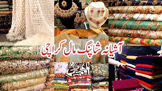 Ashiana shopping mall  Fancy party wearVelvet suitJewellery  Local mall karachi [upl. by Akemet714]